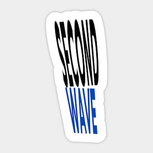 Second Wave 19 Sticker